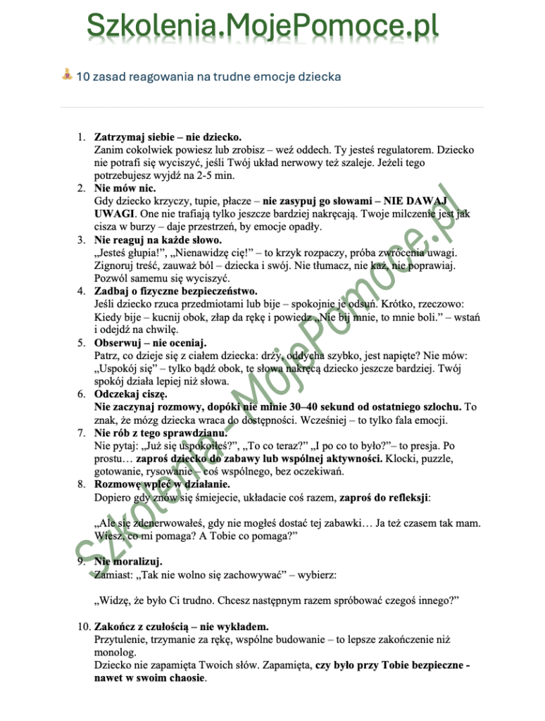Wstęp do kursu ADHD Psychoedukacja